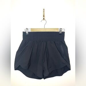 3 for 20 High Waisted Thick Waistband Workout Shorts Flowy in Black | Medium